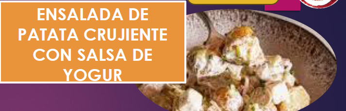 Imagen de Ensalada de Patata Crujiente con Salsa de Yogur